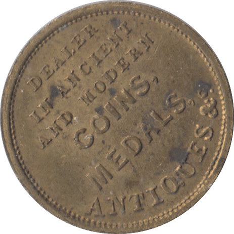 1851 COIN DEALER FARTHING TOKEN - FARTHING TOKEN - Cambridgeshire Coins