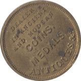 1851 COIN DEALER FARTHING TOKEN - FARTHING TOKEN - Cambridgeshire Coins