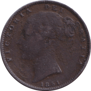 1851 FARTHING ( FINE ) - FARTHING - Cambridgeshire Coins