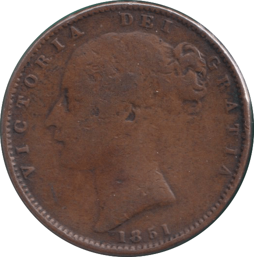 1851 FARTHING ( FINE ) - FARTHING - Cambridgeshire Coins