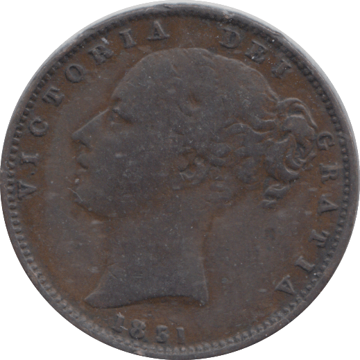 1851 FARTHING ( GF ) - FARTHING - Cambridgeshire Coins