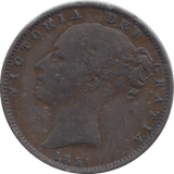 1851 FARTHING ( GF ) - FARTHING - Cambridgeshire Coins