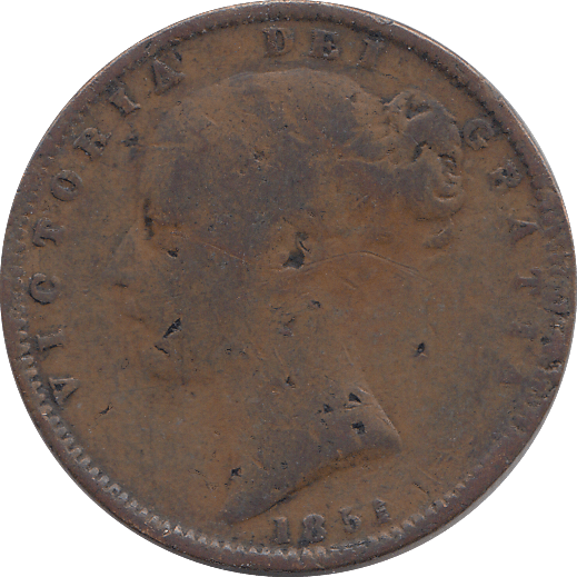 1851 FARTHING ( GF ) - FARTHING - Cambridgeshire Coins