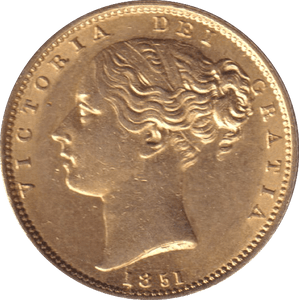1851 GOLD SOVEREIGN ( EF ) - SOVEREIGN - Cambridgeshire Coins