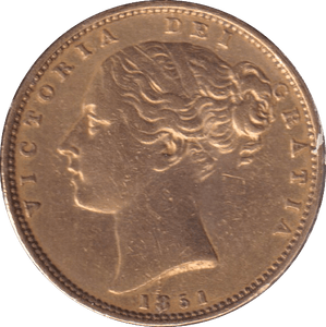 1851 GOLD SOVEREIGN ( GVF ) - SOVEREIGN - Cambridgeshire Coins