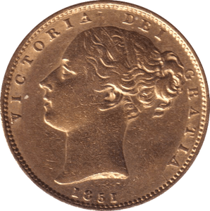1851 GOLD SOVEREIGN ( GVF ) - SOVEREIGN - Cambridgeshire Coins