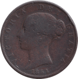 1851 HALFPENNY ( NF ) - HALFPENNY - Cambridgeshire Coins