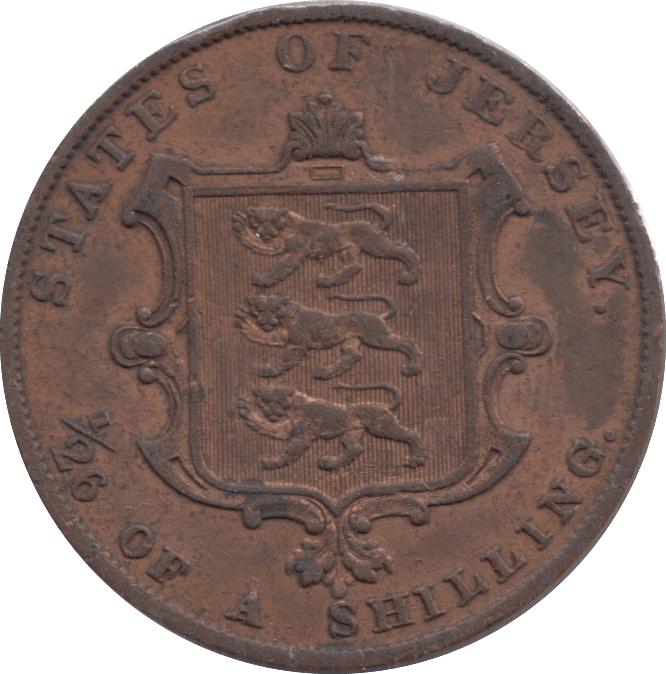 1851 JERSEY 1/26 OF A SHILLING - WORLD COINS - Cambridgeshire Coins