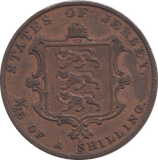 1851 JERSEY 1/26 OF A SHILLING - WORLD COINS - Cambridgeshire Coins