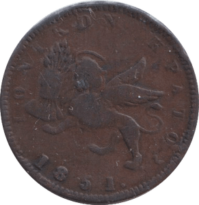1851 LEPTON IONIAN ISLAND - WORLD COINS - Cambridgeshire Coins