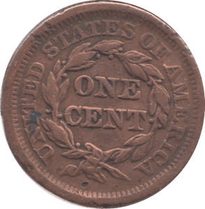 1851 ONE CENT USA - WORLD COINS - Cambridgeshire Coins