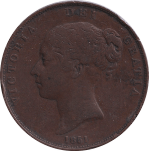 1851 PENNY ( GF ) - PENNY - Cambridgeshire Coins