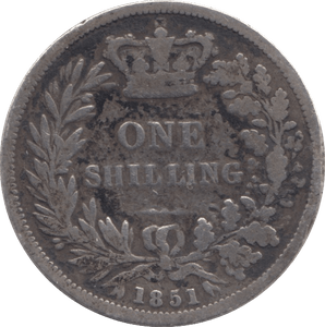 1851 SHILLING ( FAIR ) - Shilling - Cambridgeshire Coins