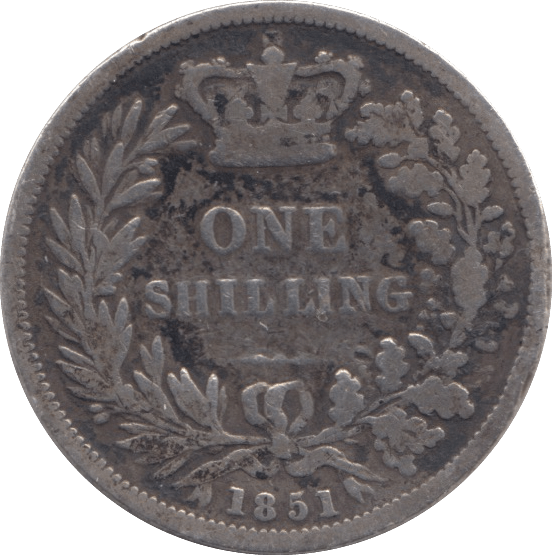 1851 SHILLING ( FAIR ) - Shilling - Cambridgeshire Coins