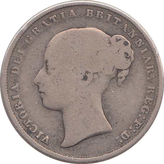 1851 SHILLING ( FINE ) - SHILLING - Cambridgeshire Coins