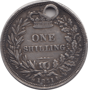 1851 SHILLING ( GVF ) - Shilling - Cambridgeshire Coins