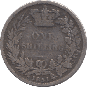 1851 SHILLING ( NF ) - SHILLING - Cambridgeshire Coins