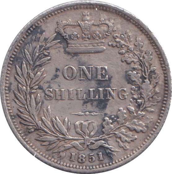 1851 SHILLING ( VF ) - SHILLING - Cambridgeshire Coins
