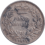 1851 SHILLING ( VF ) - SHILLING - Cambridgeshire Coins