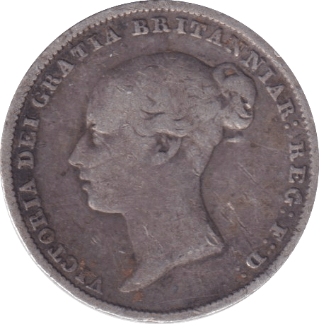 1851 SIXPENCE ( FAIR ) - SIXPENCE - Cambridgeshire Coins