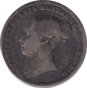 1851 SIXPENCE ( NF ) - SIXPENCE - Cambridgeshire Coins