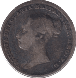 1851 SIXPENCE ( NF ) - SIXPENCE - Cambridgeshire Coins