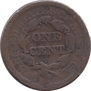1851 USA ONE CENT - WORLD COINS - Cambridgeshire Coins