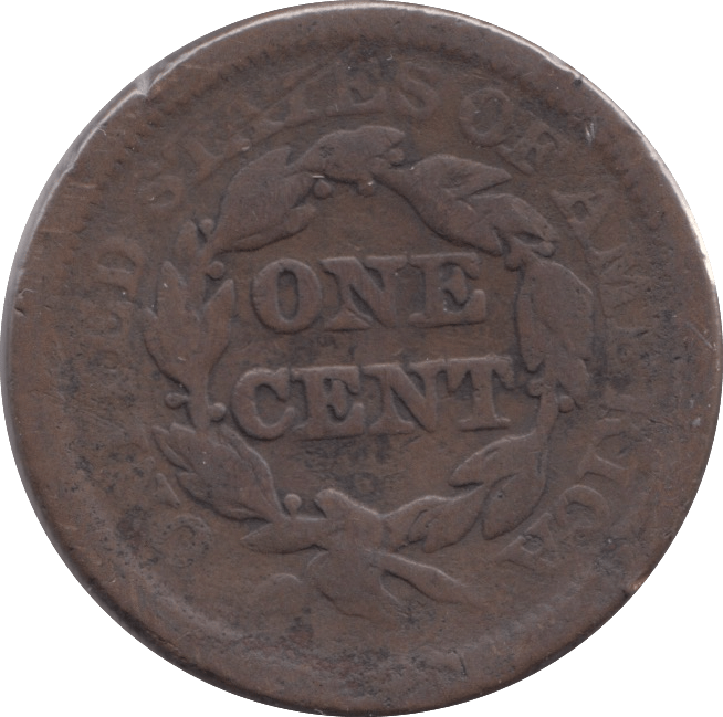 1851 USA ONE CENT - WORLD COINS - Cambridgeshire Coins