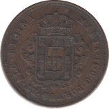 1852 10 REIS PORTUGAL - WORLD COINS - Cambridgeshire Coins
