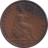 1852 FARTHING ( FINE ) - FARTHING - Cambridgeshire Coins