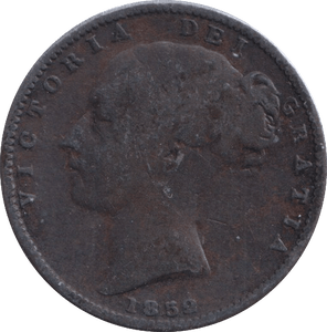 1852 FARTHING ( FINE ) - FARTHING - Cambridgeshire Coins