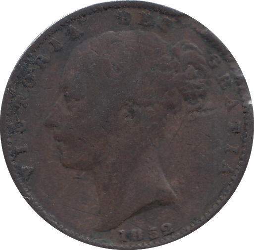 1852 FARTHING ( GF ) - FARTHING - Cambridgeshire Coins