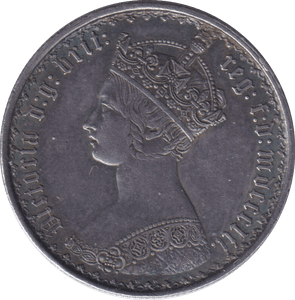 1852 FLORIN ( AUNC ) - FLORIN - Cambridgeshire Coins