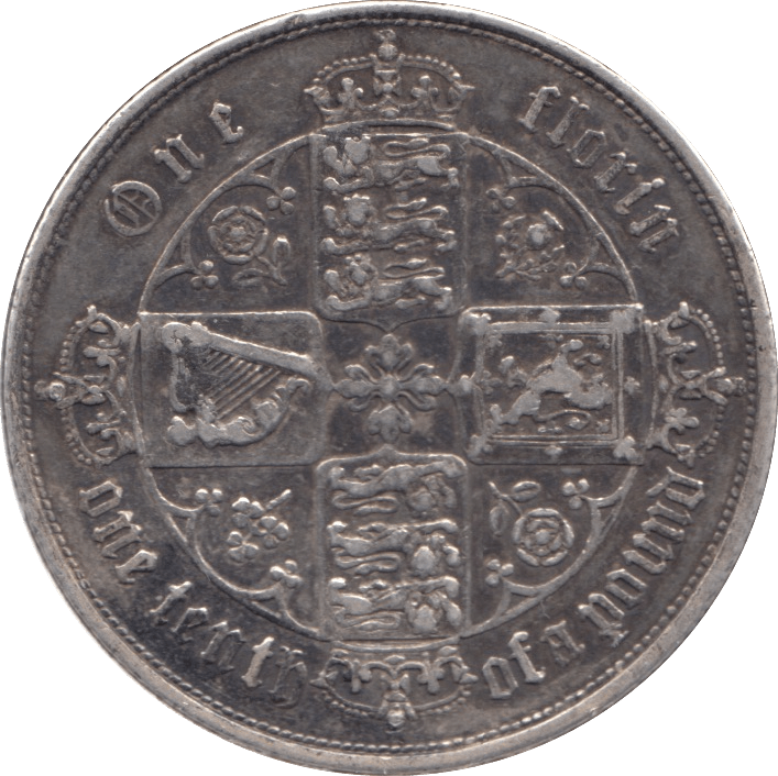 1852 FLORIN ( VF ) - FLORIN - Cambridgeshire Coins