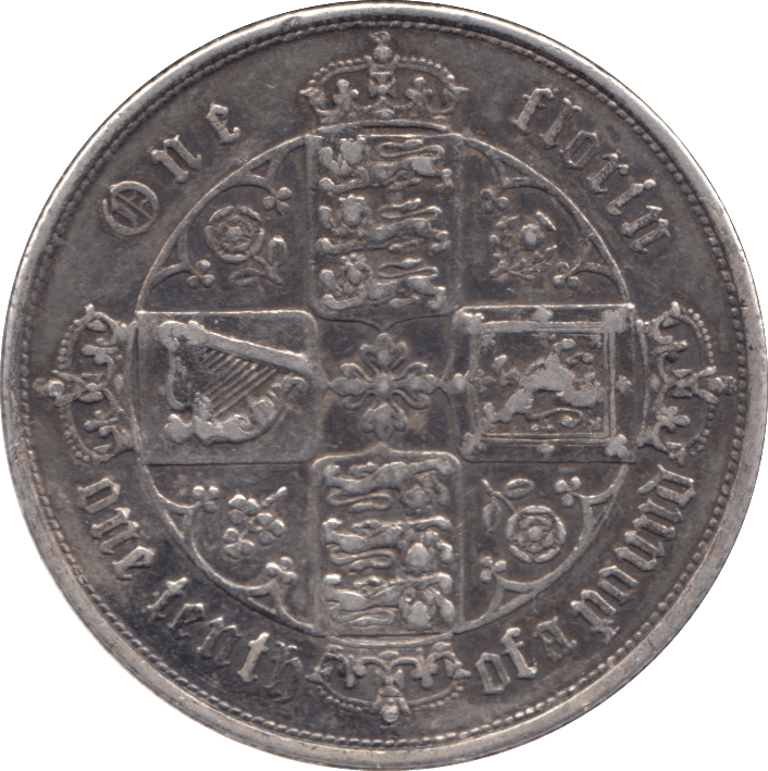 1852 FLORIN ( VF ) - FLORIN - Cambridgeshire Coins