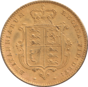 1852 GOLD HALF SOVEREIGN ( VF ) - HALF SOVEREIGN - Cambridgeshire Coins