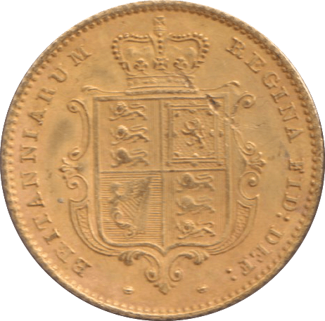 1852 GOLD HALF SOVEREIGN ( VF ) - HALF SOVEREIGN - Cambridgeshire Coins