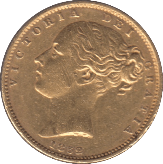 1852 GOLD SOVEREIGN ( GVF ) 3 - SOVEREIGN - Cambridgeshire Coins