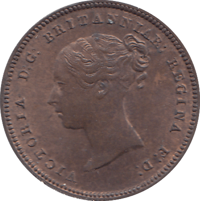 1852 HALF FARTHING ( UNC ) - HALF FARTHING - Cambridgeshire Coins