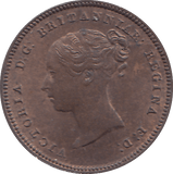 1852 HALF FARTHING ( UNC ) - HALF FARTHING - Cambridgeshire Coins