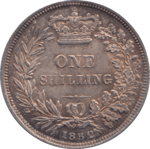 1852 SHILLING ( AUNC ) - Shilling - Cambridgeshire Coins