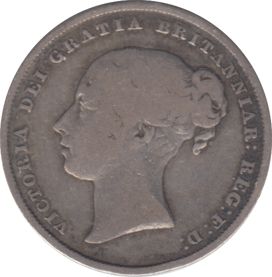 1852 SHILLING ( FINE ) - SHILLING - Cambridgeshire Coins
