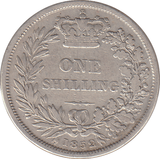 1852 SHILLING ( GF ) - SHILLING - Cambridgeshire Coins