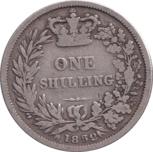 1852 SHILLING ( GF ) - SHILLING - Cambridgeshire Coins