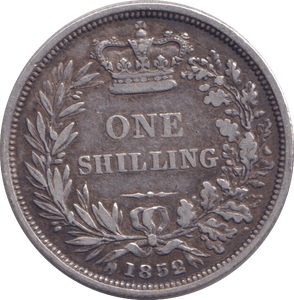 1852 SHILLING ( GVF ) - SHILLING - Cambridgeshire Coins