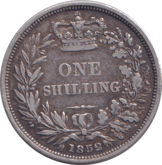 1852 SHILLING ( GVF ) - SHILLING - Cambridgeshire Coins