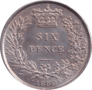 1852 SIXPENCE ( AUNC ) - SIXPENCE - Cambridgeshire Coins