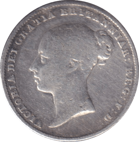 1852 SIXPENCE ( FINE ) - SIXPENCE - Cambridgeshire Coins