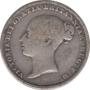 1852 SIXPENCE ( FINE ) - Sixpence - Cambridgeshire Coins