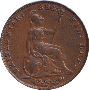 1853 FARTHING ( EF ) - FARTHING - Cambridgeshire Coins